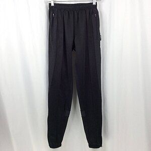 illumiNITE Track Pants Mens Size Small Black Drawstring Reflective Running